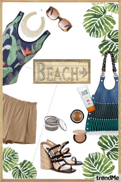 Beach time- combinação de moda