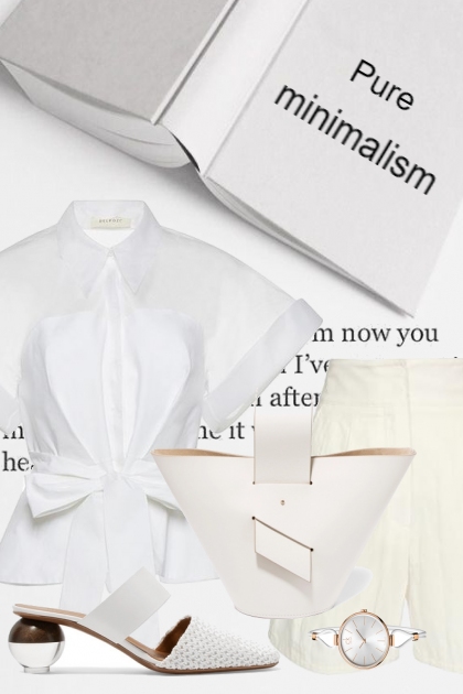 Pure minimalism- Модное сочетание