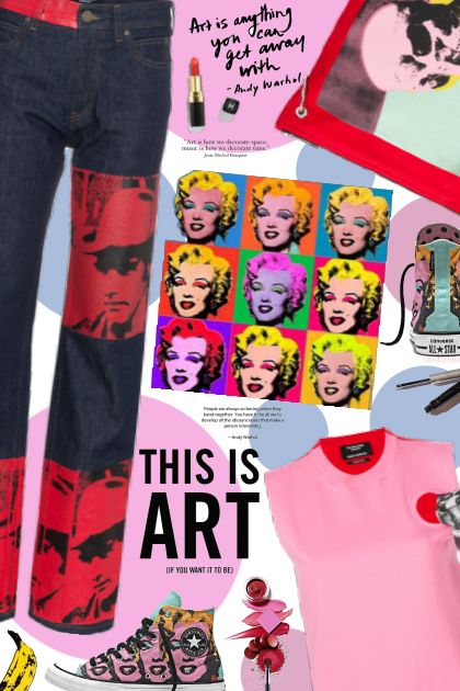 Andy Warhol- Modna kombinacija