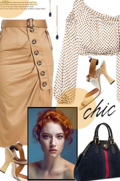 Asymmetric Cotton Skirt  - Combinaciónde moda