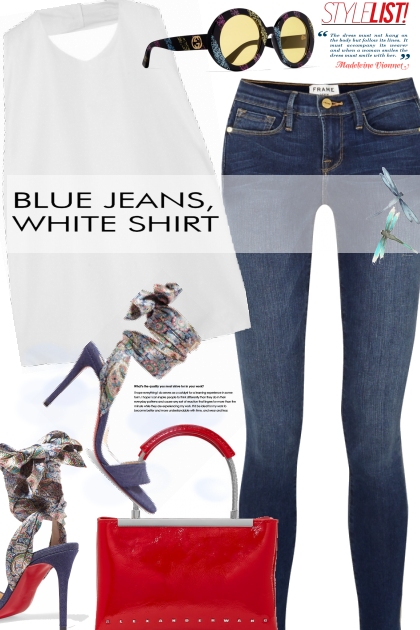 FRAME Skinny Jeans - Modna kombinacija
