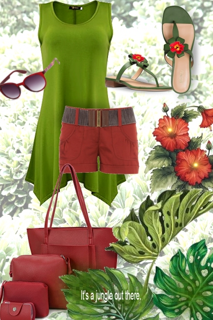 It's a jungle out there.- Fashion set