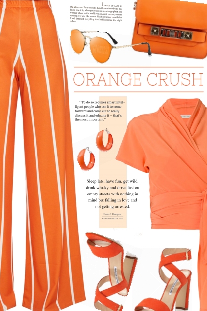 Orange Crush- Modna kombinacija