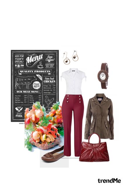 Out for a snack- Fashion set