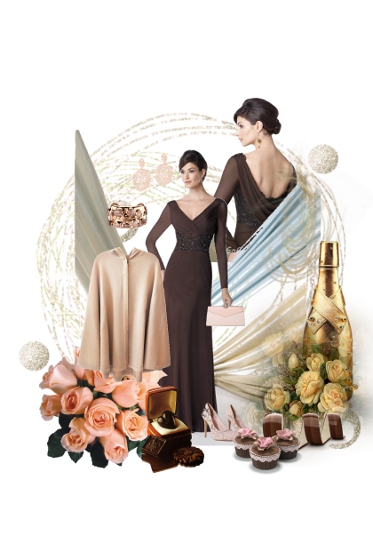 Chocolate and roses- Fashion set