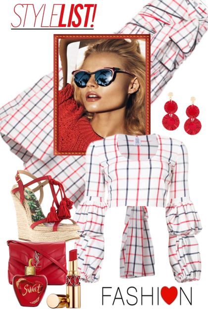 The Gingham Look- Fashion set