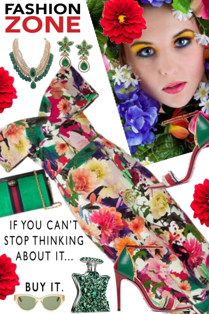 Floral Fashion Zone- Modna kombinacija