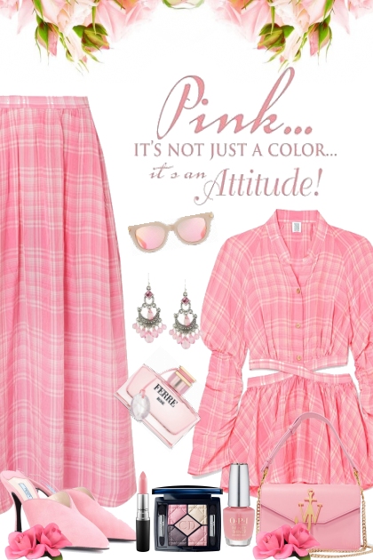 Pink Is An Attitude- Fashion set