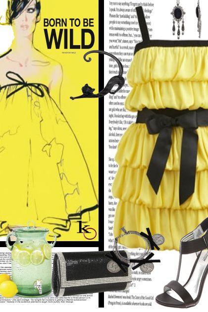 Lemons & Black Licorice- Модное сочетание