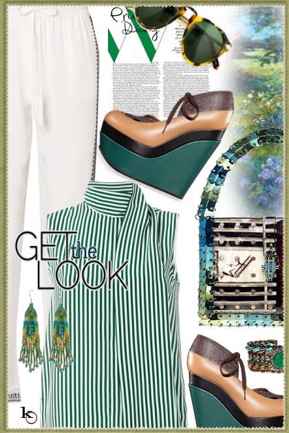 In a Green Frame of Mind . . .- Fashion set
