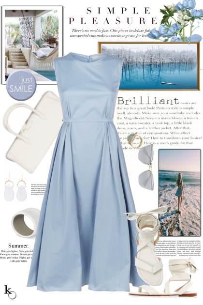 Baby Blue Summers Day - Fashion set