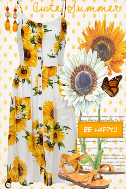 Summer Sunflowers . . .- Modna kombinacija