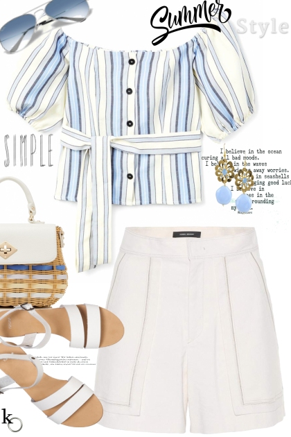 Simple Summer Style - combinação de moda