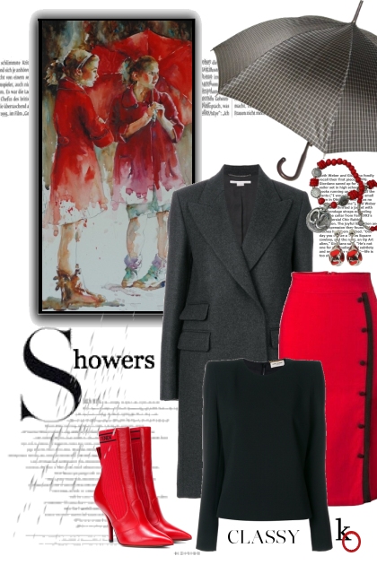 Red Umbrella - Combinaciónde moda