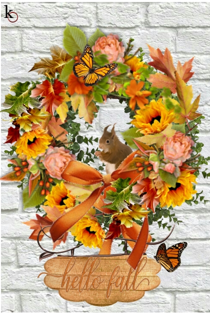 Fall Wreath - Combinazione di moda