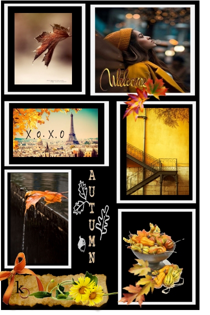 Autumn Mood Board - combinação de moda