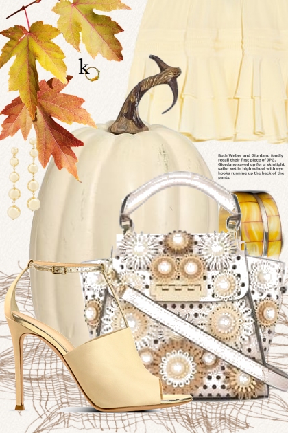 Pastel Autumn Accessories  - Fashion set