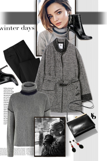 Winter Gray . . . - Fashion set