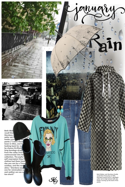 5 Day Weather Forecast:  RAIN - Combinazione di moda
