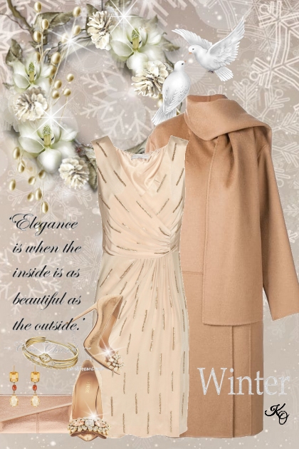 An Elegant Winter - Combinaciónde moda