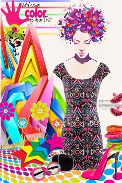 Crazy about Color !! - combinação de moda