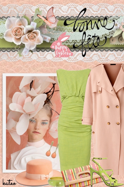 In her Easter Bonnet . . .- Fashion set