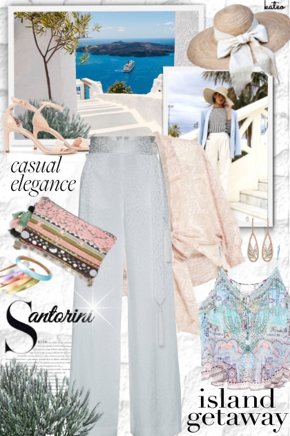 A Santorini Summer - Модное сочетание