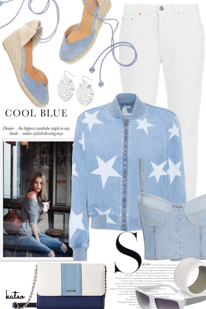 One Cool Blue Summer - Fashion set