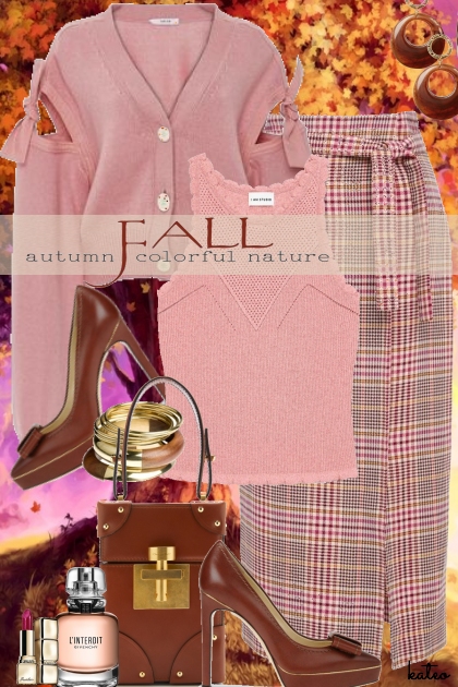  Autumn in Pretty Pinks - combinação de moda