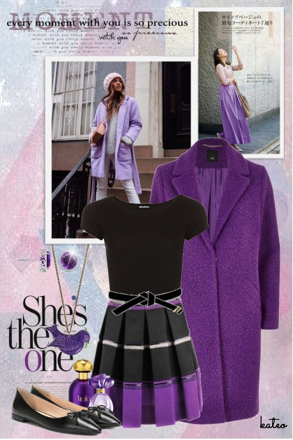 Pretty in Purple - combinação de moda