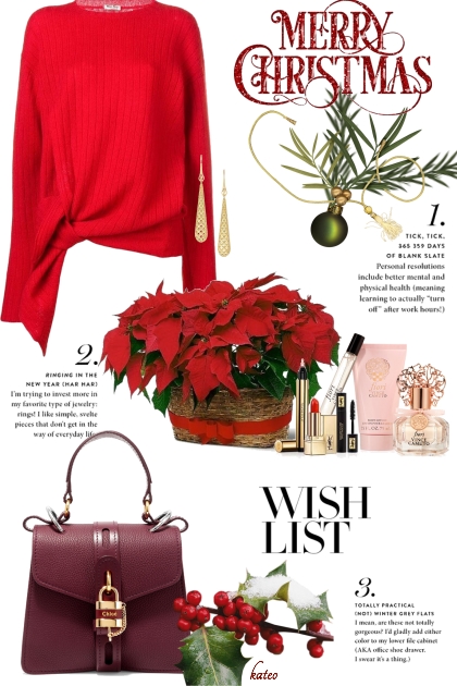 A Merry Christmas Wish List - Fashion set