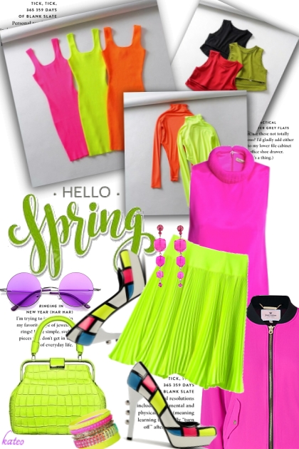 Spring Trend :  NEON - Modna kombinacija