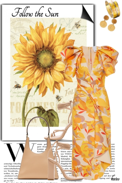 Sunflowers for Spring and Summer - Modna kombinacija