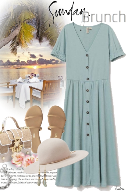 Sunday Brunch in Paradise- Fashion set