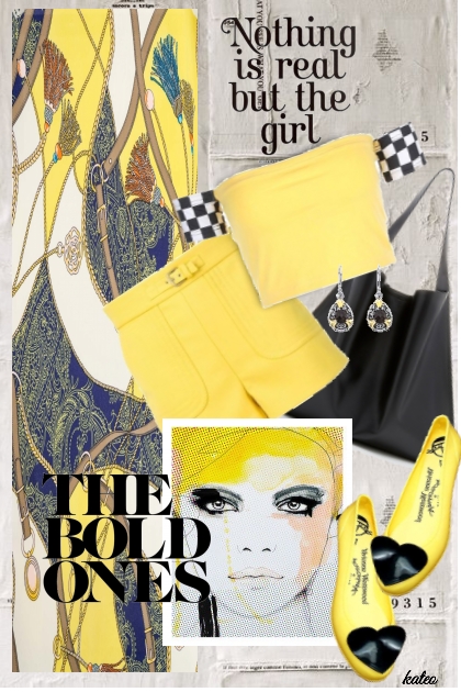 Yellow Haired Girl - Fashion set