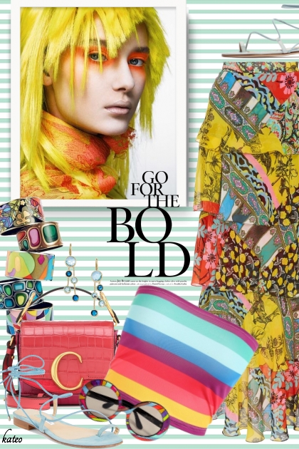 GO BOLD !!- Combinazione di moda