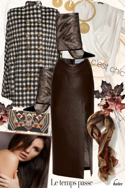 Autumn Chic - combinação de moda