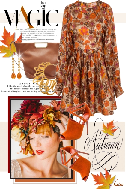 Autumn Floral - combinação de moda