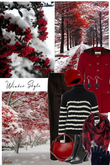 Winter Red - Модное сочетание