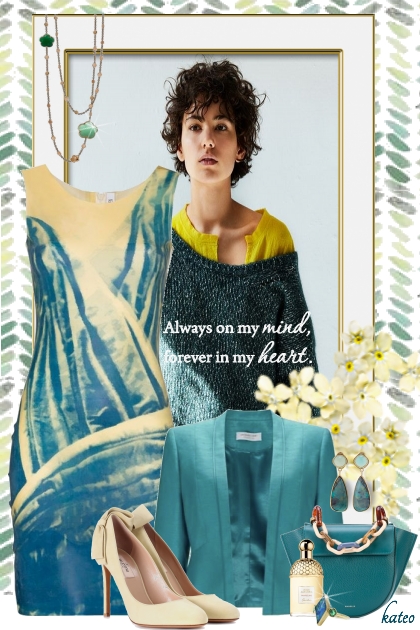 Almond and Teal - Combinazione di moda