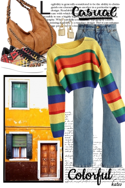 Casual & Colorful March - Combinazione di moda