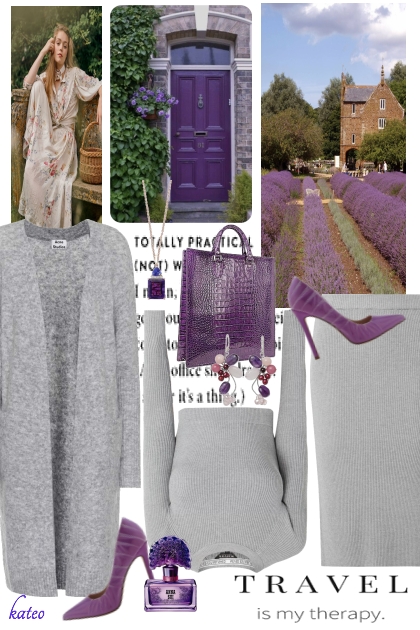 DIRECTIONS:  Cottage with the Purple Door !- Fashion set