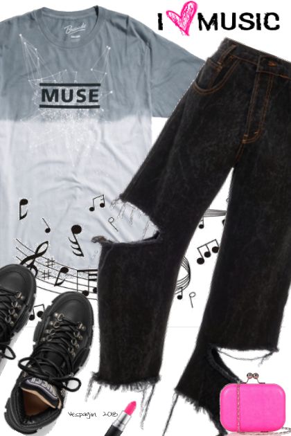 I love Muse- Combinazione di moda