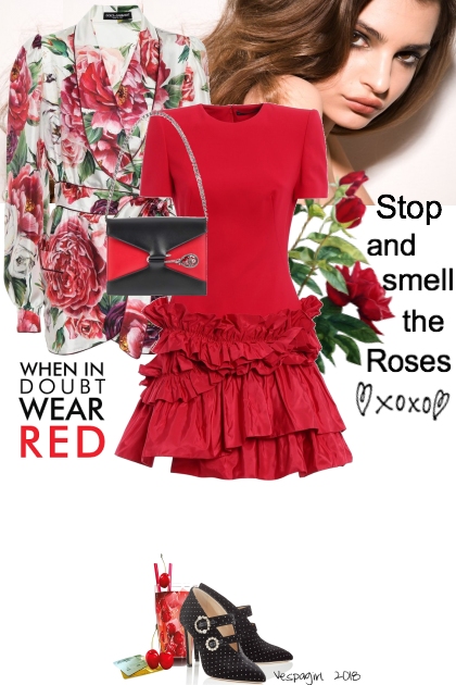 Stop and smell the roses- Combinazione di moda
