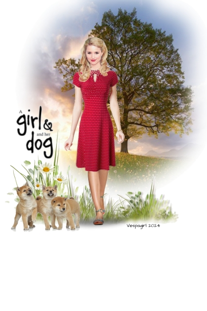 A Girl and her Dog January 2024- Combinaciónde moda