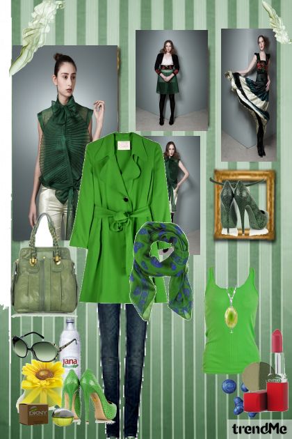 green field...- Combinaciónde moda