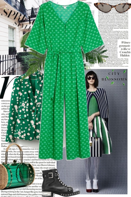 Spring Greens- combinação de moda