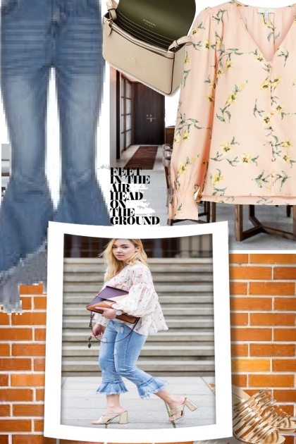 Frayed Jeans 1- Combinaciónde moda