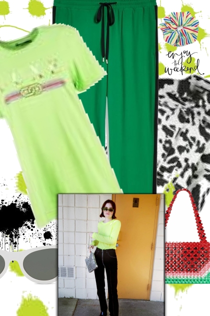 Green Casual- Combinazione di moda