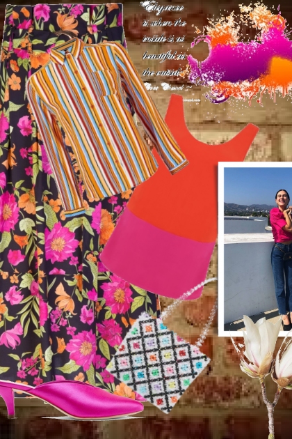 Pink and Orange- Combinazione di moda